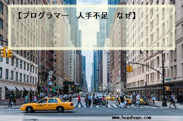 【プログラマー 人手不足 なぜ】